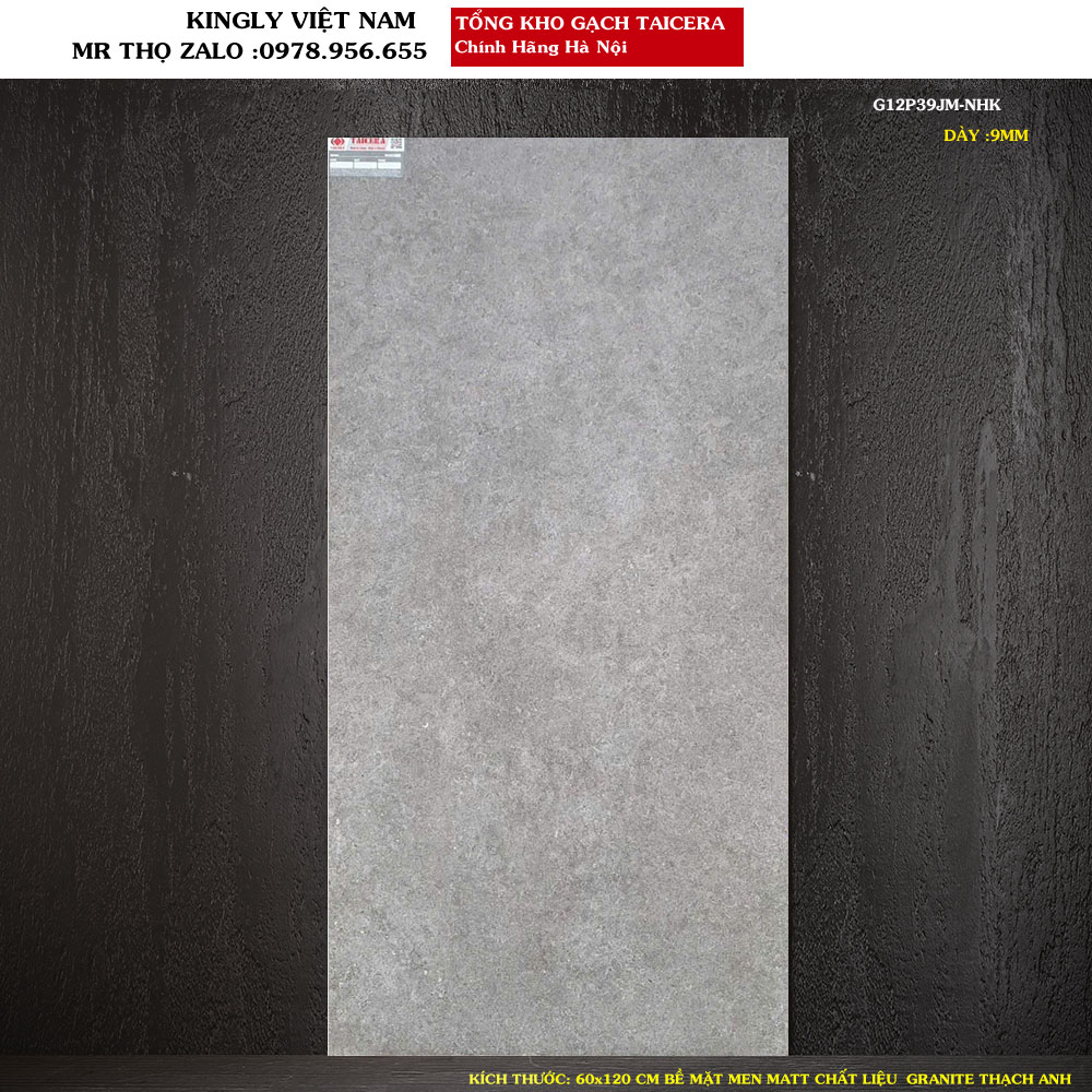 Gạch lát nền Taicera 60x120 cm G12P39JM Loại 1